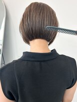 カシェル トウキョウ(Cashel Tokyo)&nbsp;ブリーチなしカラー グレージュ ボブ ミニボブ