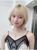 福岡で叶う/オリーブグレー/小顔に見えるヘア/ココアベージュ