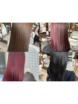 カラーしたい！でもダメージは嫌！そんなあなたにおすすめ高濃度水素ケアカラー♪施術するたびツヤ感UP！