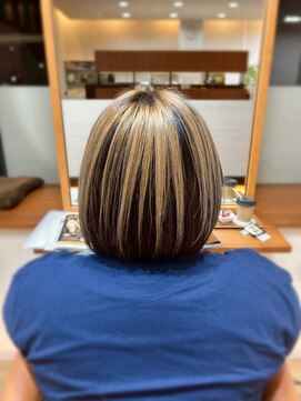 アンブレラカラー×ボブ【松山美容室】