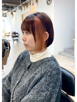 トト 船橋店(toto.) ☆暗めカラーデザインカラーグランマッシュショートボブ[船橋]