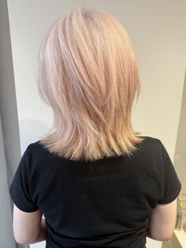 エンクス 天王町店(enx) 着物ヘア/ダークアッシュ/ミディアムレイヤーカット/天王町NH127