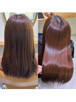 ゴカンムード(Gokan mood)&nbsp;髪質改善縮毛矯正ハイライトダブルカラーショートカット30代40代