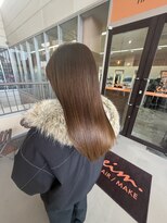 エイム ヘアメイク 横川店(eim HAIR MAKE)&nbsp;orange beige