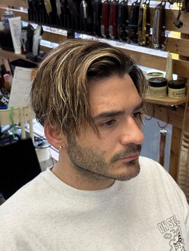 メンズヘア ササキ(sasaki) センター分け