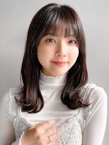 リヤン 表参道(lyann) 美髪ナチュラルカール艶感デジタルパーマクールショート前髪