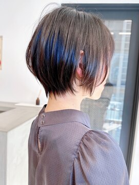 セイドット リー(Say. Ree) Say.くびれショートクールショート丸みショートスモーキーカラー