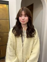 ヘアーアイスカルテット(HAIR ICI QUARTET)&nbsp;20代30代透明感ショコラブラウン×レイヤーカット小顔ヘア