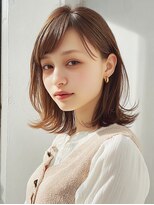 リュドール 名駅(Rue D'or)&nbsp;ミディアムボブ くびれヘア 大人可愛い