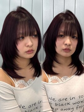 シアター 福岡天神(THEATER) wine red x high layer