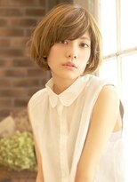 ベック ヘアサロン(BEKKU hair salon) 斜めバングで大人カワイイ！ルーズなナチュラルショートボブ☆