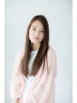 ティファ 自由が丘店(Tiffa) 大人かわいいベージュカラーバレイヤージュとろみモードロング