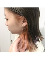 アレーン ヘアデザイン(Alaine hair design) タイトヘア×個性が出せるインナーカラー