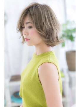 ミック 日暮里店(miq) ラフ＆セクシー★外ハネ無造作ミディb