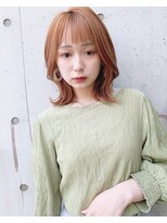 リコバイアフロート(riko by afloat)&nbsp;くびれミディアム・透明感オレンジベージュ【riko立野】