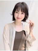 大人かわいいノーブルボブ