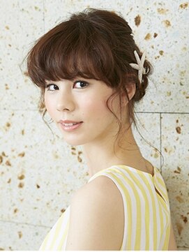 トップヘアー アヴェニュー 刈谷(TOPHAIR Avenue) 夏の涼しげガーリーアレンジ/ニュアンスカラー/前髪パーマ