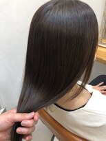 ネイヴィル(navile)&nbsp;グレージュ×髪質改善ストレート