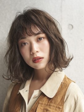 コムマティス 恵比寿ガーデンプレイス(Comme Matisse) ボブ/カーキグレージュ/大人かわいい[恵比寿/恵比寿駅]