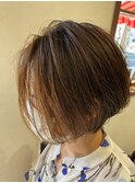 【GLANZbybloom蛍池店】前下がりグラボブ20代30代40代×ショート