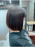 重めナチュラルボブ