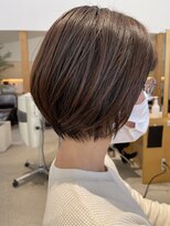 ラヴェストバイフレイスウェル(LOVEST by frace well)&nbsp;アッシュベージュ×ショートボブ