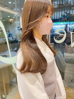 ネオリーブ アンド 渋谷店(Neolive &)&nbsp;【韓国/ヘルシースタイル】韓国風顔周りレイヤーベージュ☆