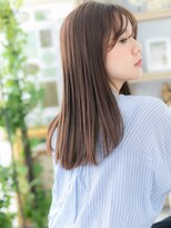 カバーヘア ブリス 戸田公園西口店(COVER HAIR bliss) シースルーバングナチュラルストレートc5戸田公園20代30代40代