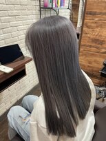 ミリ 奈良店(mm) ラベンダーグレージュ/透明感カラー/髪質改善/奈良/近鉄奈良