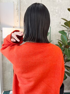 ノエ(noe) 地毛風グレージュボブ