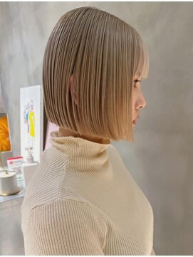 ハウ 心斎橋(how) ミニボブ/ショート/ショートヘア/前下がりボブ/ぱつっとボブ