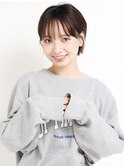 新宿駅/黒髪/グレーベージュ/レイヤーロング/前髪パーマ