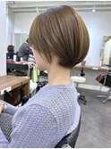 【Owll】石田学史くびれショート 20代30代40代 ベージュカラー