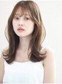 似合わせ イメチェンヘアスタイル ハッシュカット フルバング