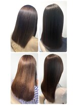 美容室フルール&nbsp;30代40代大人可愛い髪質改善カラーラベンダーグレージュ透明感