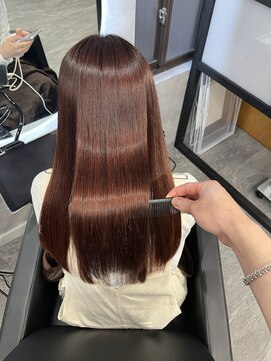 アイ(_i) 髪質改善×チェリーオレンジ