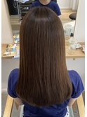 髪質改善ストレート/ロングヘア/韓国レイヤー/小顔