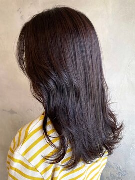 ニュイ(NUIT) ダブルカラーミルクティーベージュカラーブルーブラックブリーチ