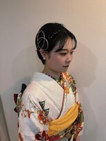ボン セジュール(Bon sejour) ショートヘアアレンジ/髪質改善/ウルトワ/透明感カラー/広島