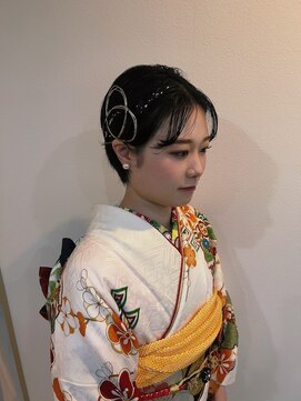 ボン セジュール(Bon sejour) ショートヘアアレンジ/髪質改善/ウルトワ/透明感カラー/広島