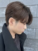 ヒュイル バイ ニアウ(Hwyl by Niau) メンズマッシュセンターパートスパイラルパーマニュアンスパーマ