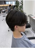 センターパートニュアンスパーマスパイラルパーマメンズパーマ
