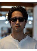 オールバックパーマワイルドスタイル