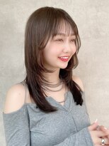 メゾンドイギー(MAISON de IGGY)&nbsp;小顔黒髪ミディアム暗めカラー◎