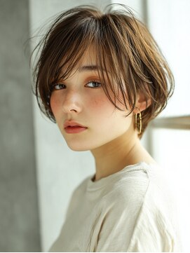 ビーピージェイズ 宇城店(BPJ'S) 大人可愛い抜け感ニュアンスショートUP