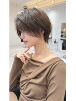 アグ ヘアー ネスト 茨木店(Agu hair nest)&nbsp;大人ショートボブ 20代30代40代ヘア 小顔 大阪クビレ茨木