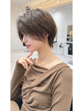 アグ ヘアー ネスト 茨木店(Agu hair nest) 大人ショートボブ 20代30代40代ヘア 小顔 大阪クビレ茨木