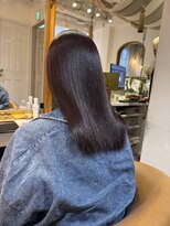 ロンドアベニール 北千住(Lond avenir)&nbsp;ダークパープル/髪質改善/縮毛矯正/オリーブベージュ/北千住