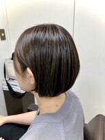 ノヤマ(NOYAMA)&nbsp;ミニボブ白髪ぼかしハイライト