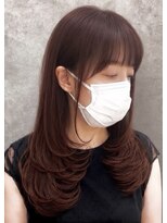 ピボット 与野西口店(pivot) 大人っぽさ・抜け感・深みボルドーカラーとレイヤースタイル